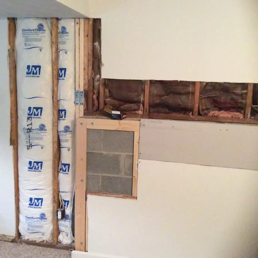 Wall insulation replacement during Odor Removal & Deodorization in Chestnuthill